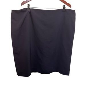 Laura Plus Navy Blue Pencil Skirt Size 24 NWT